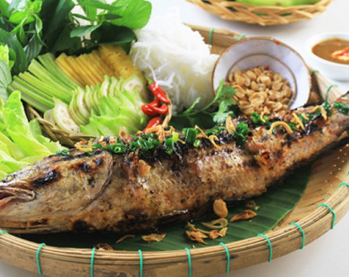 Ngon ngọt canh rau sắng cá tràu tiến vua ở Ninh Bình