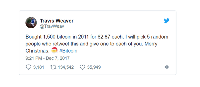 Trò lừa mới trên Twitter? Retweet để được tặng Bitcoin miễn phí, thu hút hàng trăm nghìn người tham gia - Ảnh 2.