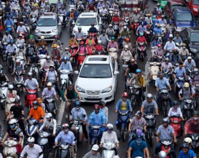 85% người dân Hà Nội được khảo sát đồng ý bỏ xe máy