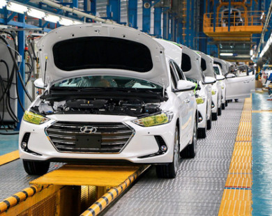Lắp ráp CKD cho 90% xe Hyundai tại Việt Nam