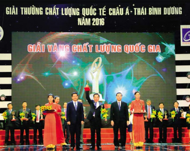 ThaiBinh Seed vinh dự nhận giải Vàng Chất lượng Quốc gia năm 2016