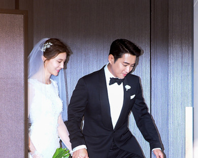 Tài tử 'Nữ hoàng Seon Deok' Joo Sang Wook hạnh phúc trong đám cưới