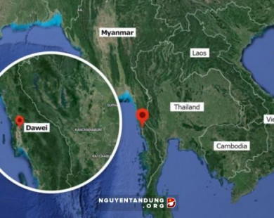 Tìm thấy xác máy bay Myanmar mất tích trên biển