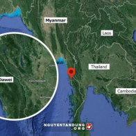 Tìm thấy xác máy bay Myanmar mất tích trên biển