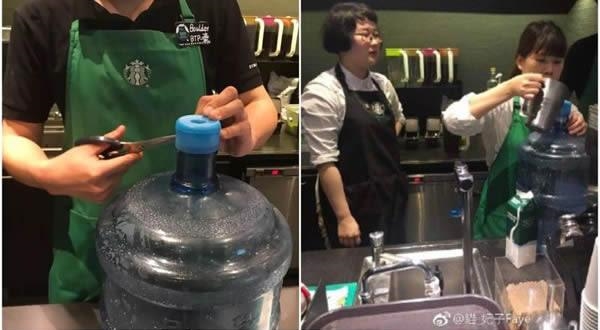 Cà phê Starbucks giảm giá, người Trung Quốc hò nhau xách xô, chậu đi mua - Ảnh 10.