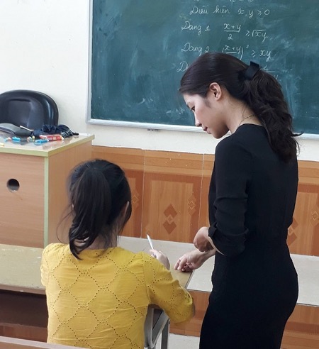 Cô Quách Thị Nhuần người khơi nguồn đam mê toán học cho các em học sinh