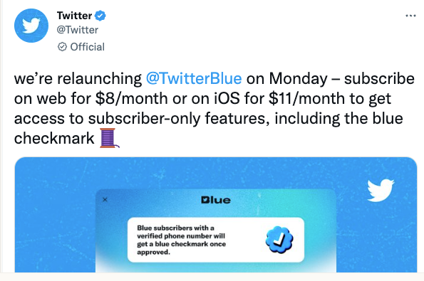 Twitter thu phí 11 USD với người dùng iPhone