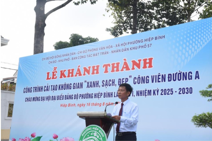 Khu phố 57, phường Hiệp Bình: Chung tay kiến tạo diện mạo đô thị mới