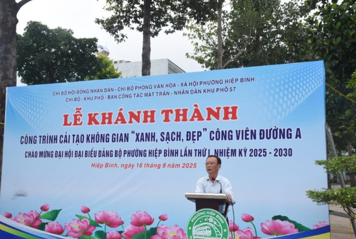 Khu phố 57, phường Hiệp Bình: Chung tay kiến tạo diện mạo đô thị mới