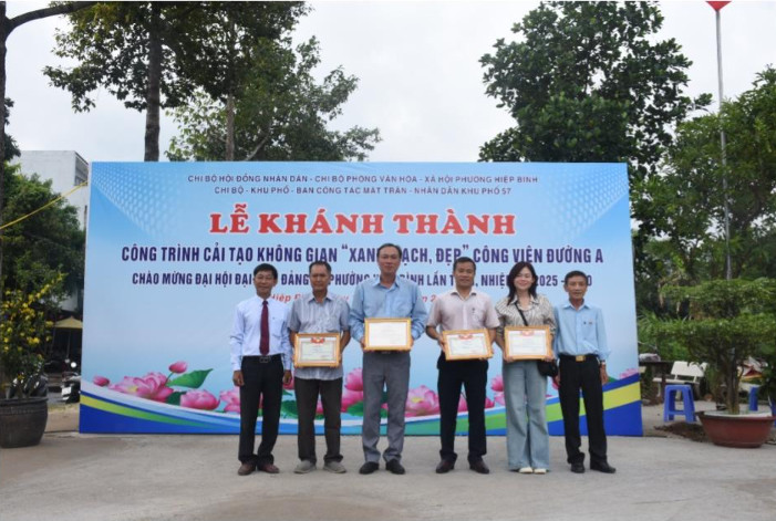 Khu phố 57, phường Hiệp Bình: Chung tay kiến tạo diện mạo đô thị mới