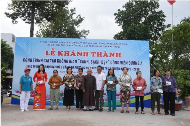 Khu phố 57, phường Hiệp Bình: Chung tay kiến tạo diện mạo đô thị mới