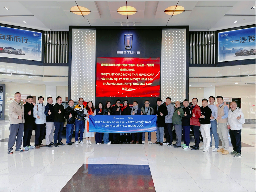 Đại lý Bestune Việt Nam thăm trụ sở FAW – “cái nôi” của ngành ôtô Trung Quốc